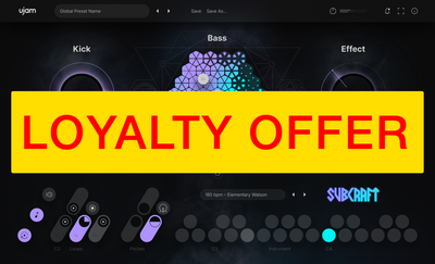 UJAM UJAM SUBCRAFT Loyalty Offer