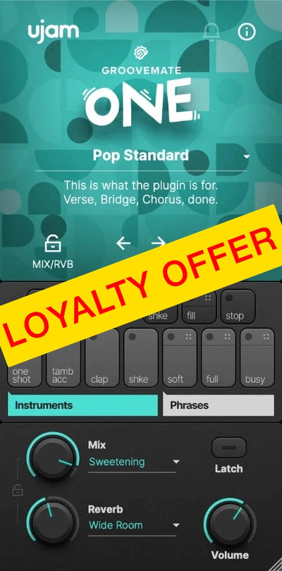 UJAM UJAM GROOVEMATE ONE Loyalty Offer