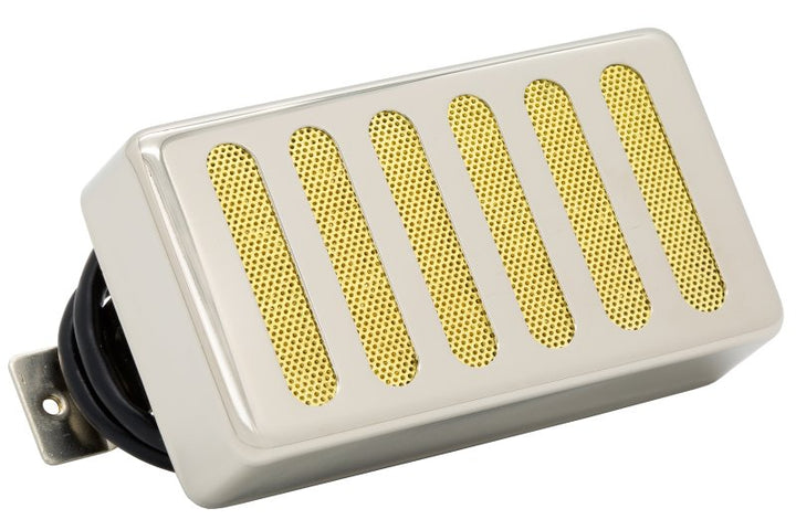 Seymour Duncan Seymour Duncan SH-6b Duncan Distortion Bridge Humbucker Pickup (6-String, Raw Nickel/Gold Mesh Cover)