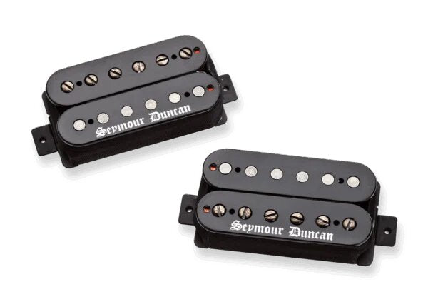 Seymour Duncan Seymour Duncan Black Winter Humbucker Pickup (Set with Trembucker Bridge, 6-String, Black)