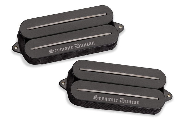 Seymour Duncan Seymour Duncan Black Winter Rails Humbucker Pickup (Set, 7-String, Black with Black Rails)