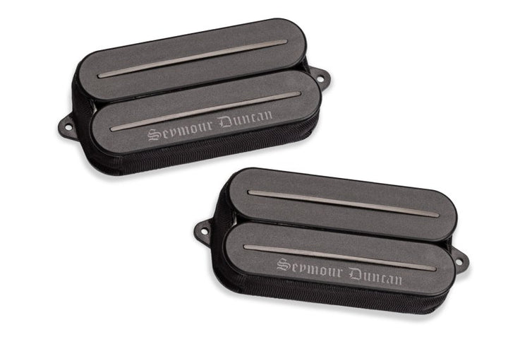 Seymour Duncan Seymour Duncan Black Winter Rails Humbucker Pickup (Set, 6-String, Black with Black Rails)