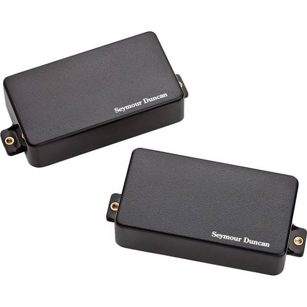 Seymour Duncan Seymour Duncan AHB-1 Blackouts Active Humbucker Pickup (Set, 6-String, Passive Mount, Black)