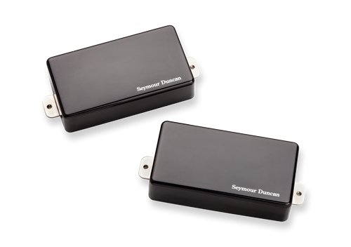 Seymour Duncan Seymour Duncan AHB-1 Blackouts Active Humbucker Pickup (Set, 6-String, Passive Mount, Black Chrome Cover)