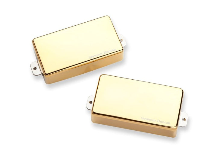 Seymour Duncan Seymour Duncan AHB-1 Blackouts Active Humbucker Pickup (Set, 6-String, Passive Mount, Gold Cover)
