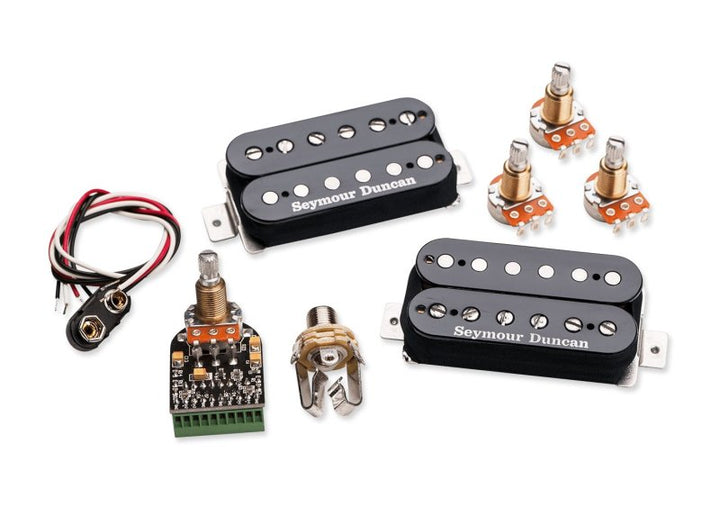 Seymour Duncan Seymour Duncan AHB-10 Blackouts Coil Pack Humbucker Pickup (Set, Black)