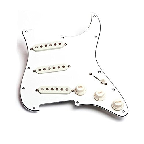 Seymour Duncan Yngwie Loaded Pickguard with YJM Fury Strat Pickups (White)