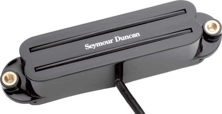 Seymour Duncan SHR-1n Hot Rails Strat Single-Coil-Sized Humbucker Pickup (Neck/Middle, Black)