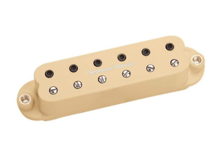 Seymour Duncan Seymour Duncan SLSD-1n Lil' Screamin' Demon for Strat Single-Coil-Sized Humbucker Pickup (Neck/Middle, Cream)