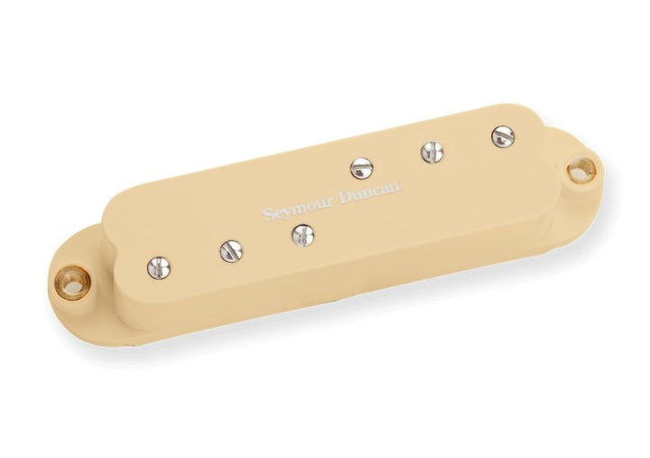 Seymour Duncan Seymour Duncan SDBR-1n Duckbuckers Strat Single-Coil-Sized Humbucker Pickup (Neck/Middle, Cream)