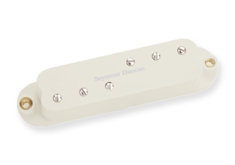 Seymour Duncan Seymour Duncan SDBR-1n Duckbuckers Strat Single-Coil-Sized Humbucker Pickup (Neck/Middle, Parchment)
