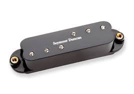 Seymour Duncan Seymour Duncan SDBR-1n Duckbuckers Strat Single-Coil-Sized Humbucker Pickup (Neck/Middle, Black)