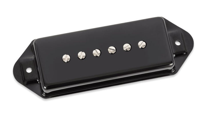 Seymour Duncan Seymour Duncan Hot P90 Silencer Bridge Pickup (Dog Ear, Black Cover)