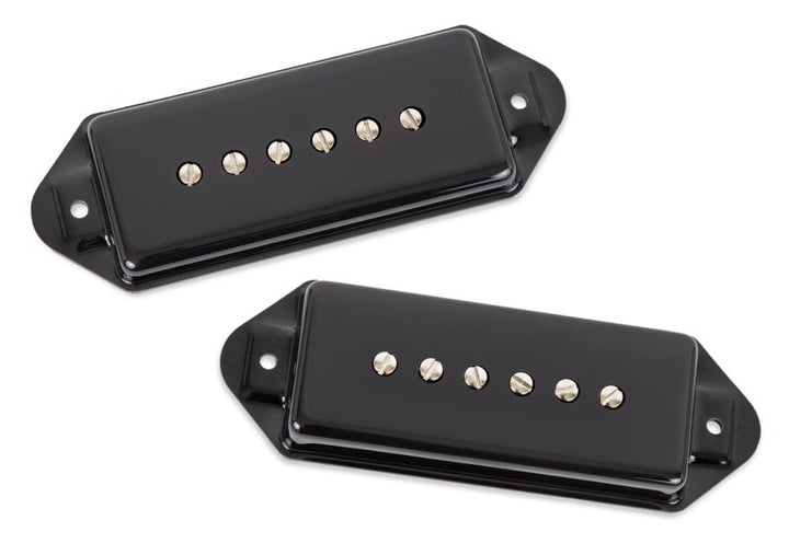 Seymour Duncan Seymour Duncan Vintage P90 Silencer Pickup Set (Dog Ear, Black Cover)