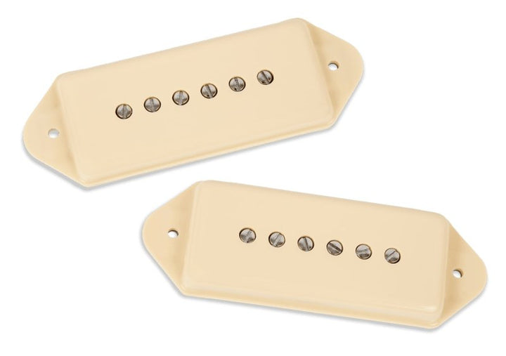 Seymour Duncan Seymour Duncan Hot P90 Silencer Pickup Set (Dog Ear, Cream Cover)