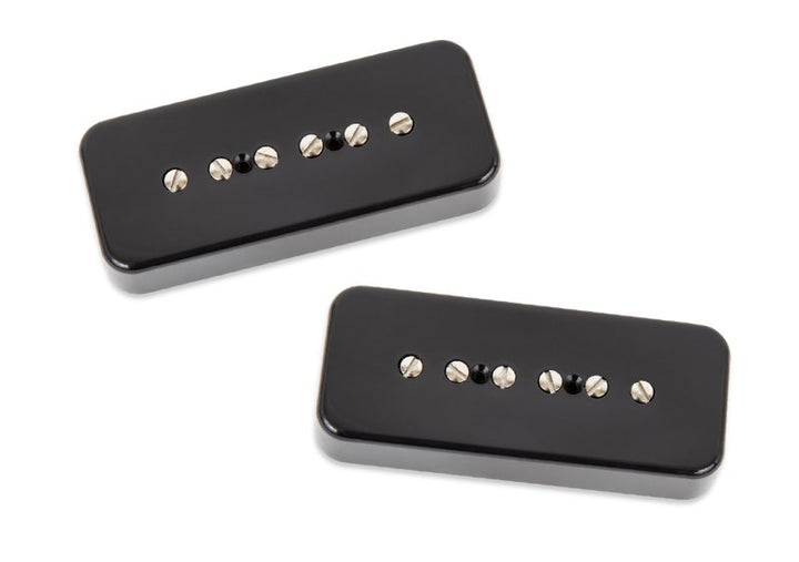 Seymour Duncan Seymour Duncan Vintage P90 Silencer Pickup Set (Soapbar, Black Cover)