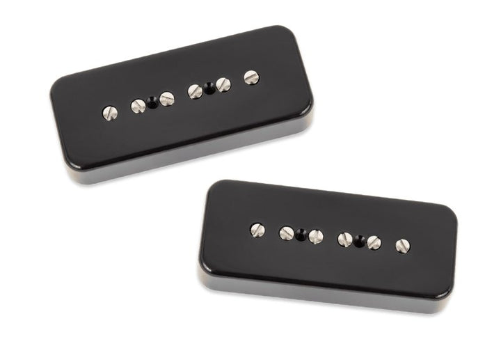 Seymour Duncan Seymour Duncan Hot P90 Silencer Pickup Set (Soapbar, Black Cover)