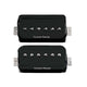 Seymour Duncan Seymour Duncan P-Rails Pickup Set with Triple Shot Rings (Arched, Black)