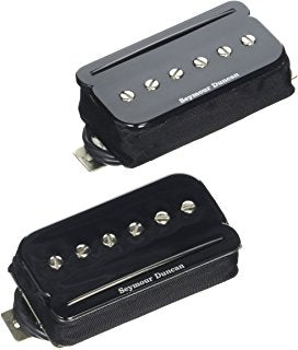 Seymour Duncan Seymour Duncan P-Rails Pickup Set with Triple Shot Rings (Flat, Black)