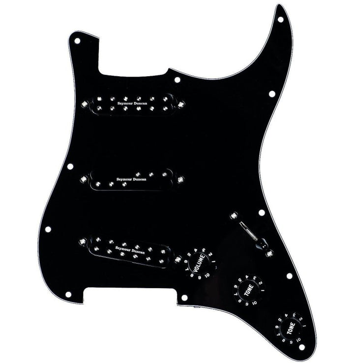 Seymour Duncan Seymour Duncan Everything Axe Loaded Strat Pickguard (Black)