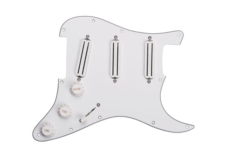 Seymour Duncan Seymour Duncan Triple Rails Loaded Strat Pickguard (White)