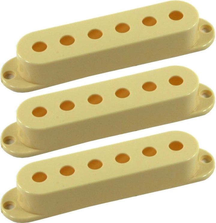 Seymour Duncan Seymour Duncan Strat Pickup Cover Set (Cream, No Logo)