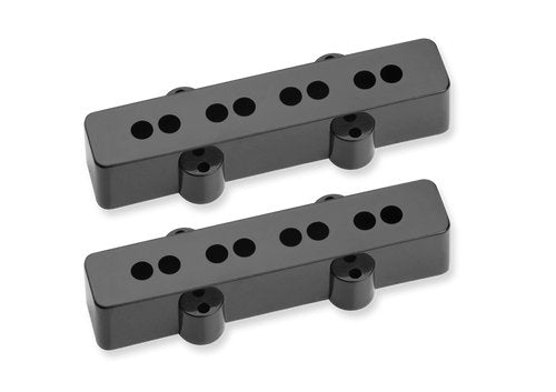 Seymour Duncan Seymour Duncan Jazz Bass Pickup Covers, Pack of 6 (Neck, Black)