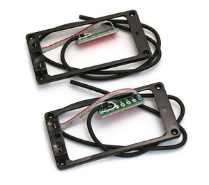 Seymour Duncan Seymour Duncan Triple Shot Switching Humbucker Mounting Ring (Flat Top, Neck and Bridge Set, Black)