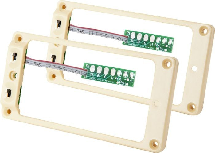 Seymour Duncan Seymour Duncan Triple Shot Switching Humbucker Mounting Ring (Arched Top, Neck and Bridge Set, Cream)
