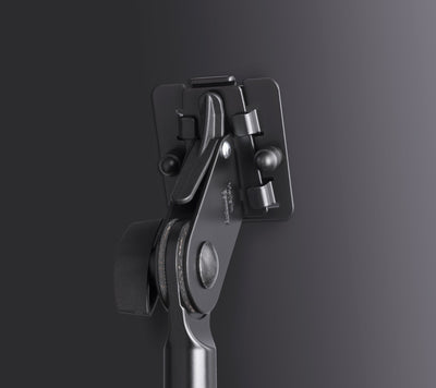 K&M K&M 118/1 Chrome Black W Orchestra Stand