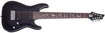 Schecter Damien Platinum-8 8-String Electric Guitar (Satin Black)