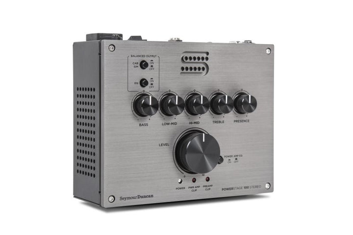 Seymour Duncan Seymour Duncan PowerStage 100 Stereo Pedalboard Guitar Power Amp (Silver)