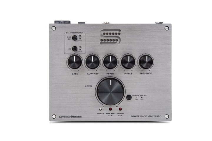 Seymour Duncan Seymour Duncan PowerStage 100 Stereo Pedalboard Guitar Power Amp (Silver)