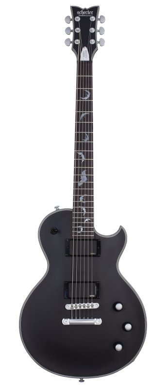 Schecter Solo-II Damien Platinum Electric Guitar (Satin Black)