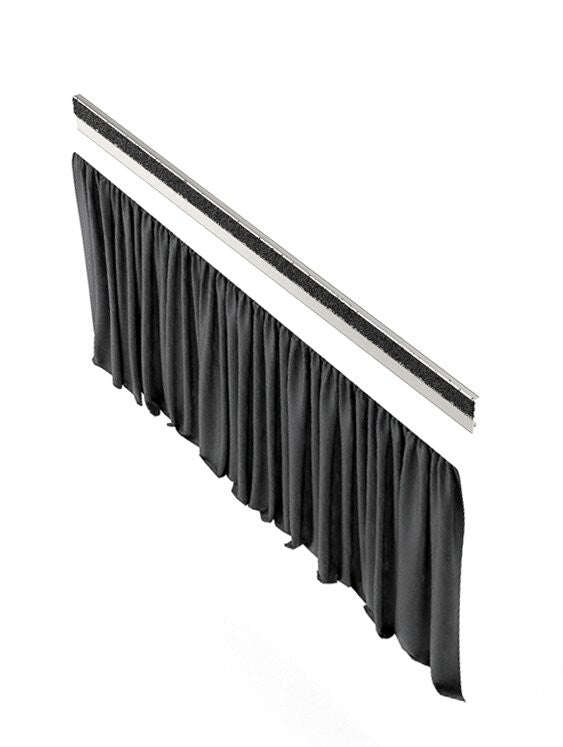 K&M K&M 11995-BLACK Podium Curtain