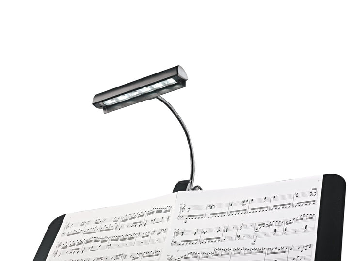 K&M K&M 12248 Black Music Stand Light