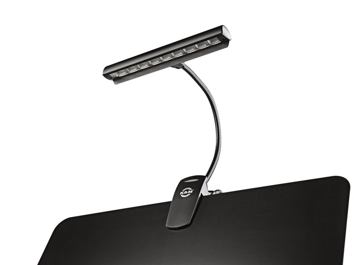 K&M K&M 12249 Black Music Stand Light