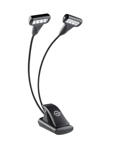 K&M K&M 12273 Black Music Stand Light