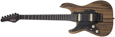 Schecter Sun Valley Super Shredder Exotic FR Electric Guitar (Left-Handed, Black Limba)