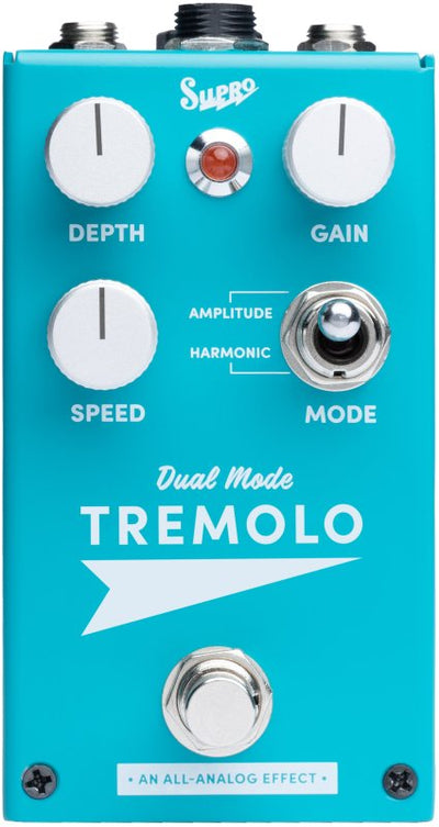 Supro Tremolo Analog Harmonic Tremolo and Overdrive Pedal