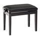 K&M K&M 13701 Black Wooden Piano Bench