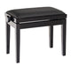 K&M K&M 13820 Black Piano Bench Seat Cushion