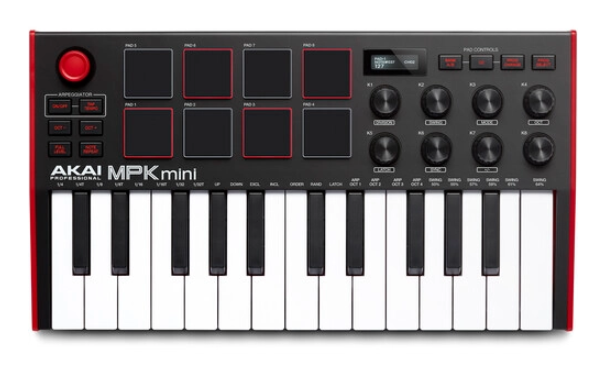 Akai Akai MPK Mini MK3 25-Key MIDI Keyboard and Pad Controller (Open Box, Brand New)