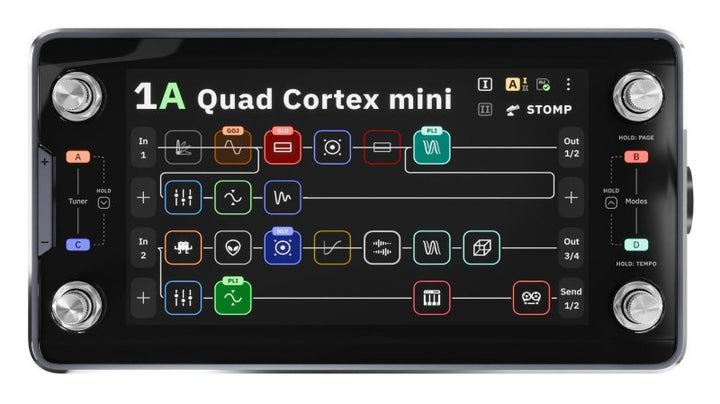 Neural DSP Quad Cortex mini Amp Modeler and Multi-Effects Processor