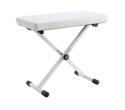 K&M K&M 14077 White Keyboard Bench