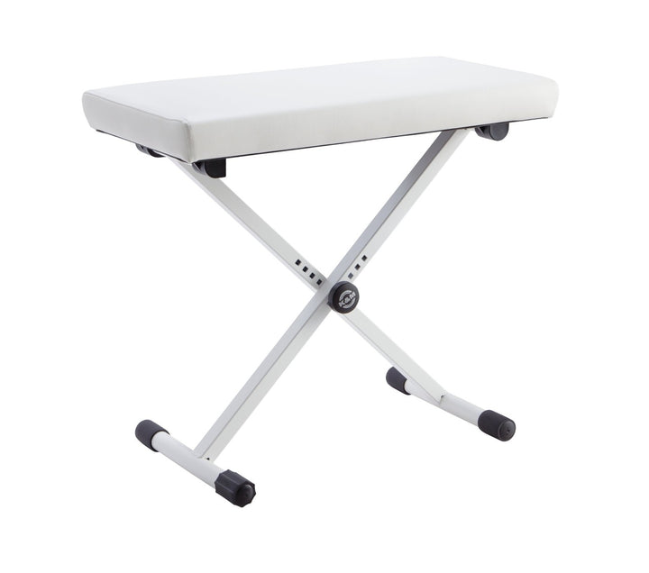 K&M K&M 14077 White Keyboard Bench