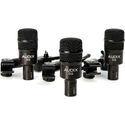 Audix D2 Trio 3 Pack Dynamic Instrument Mic