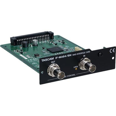 Tascam IF-MA64-BN 64-Channel Madi Coaxial Interface Card For Da-6400 64-Channel Recorder