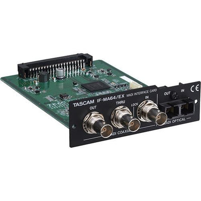 Tascam IF-MA64-EX 64-Channel Madi Opticalcoaxial Interface Card For Da-6400 64-Channel Recorder