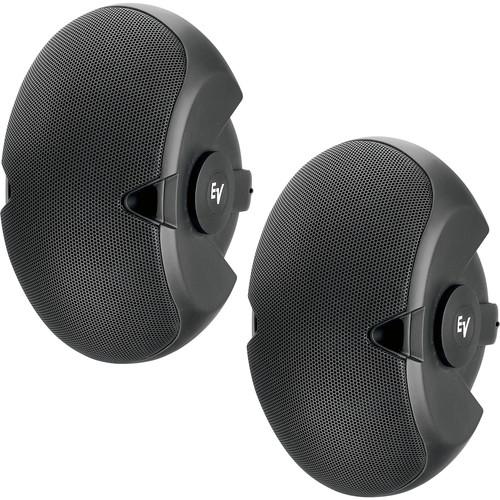 Electro-Voice Electro-Voice EVID-6.2 2 x 6in 2-Way Surface Speaker (Pair) - 8Ω - Black